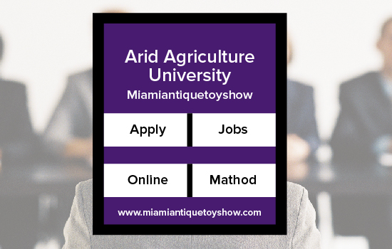 Arid Agriculture University Jobs 2024